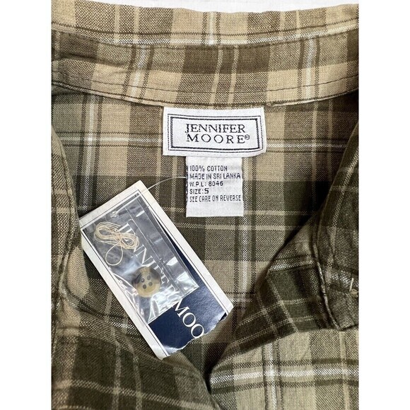 NWT Jennifer Moore Women's Sleeveless Cotton Work Hike Outdoors Shirt Size Small - Picture 4 of 4